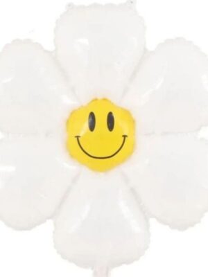 Smiley Daisy Shaped Balloon