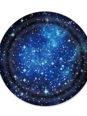 Space Galaxy Large Paper Plates 8 Piece