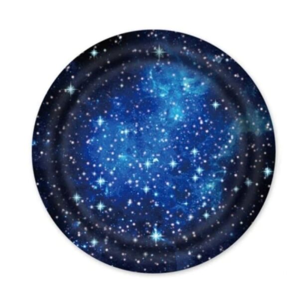 Space Galaxy Large Paper Plates 8 Piece