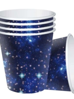 Space Galaxy Paper Cups 8 Piece