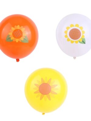 Sunflower Latex Balloons 15 Piece