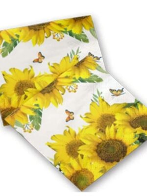 Sunflower Party Paper Napkins 10 Piece