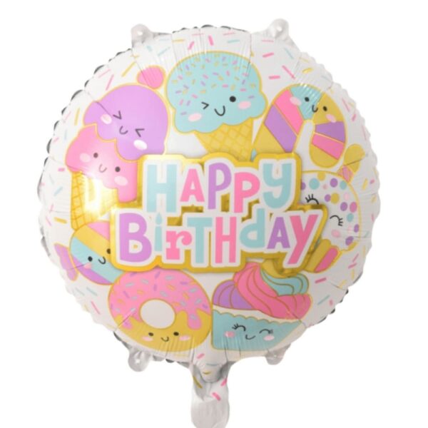 Sweet Celebration Happy Birthday Foil Balloon