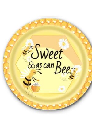 Sweet as Can Bee Paper Plates