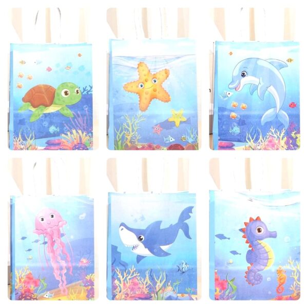 Under The Sea Paper Favor Bags 12 Piece