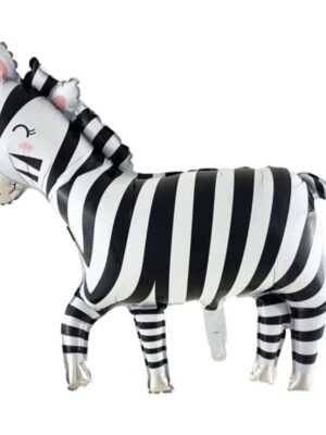 Zebra Super Shape Foil Balloon