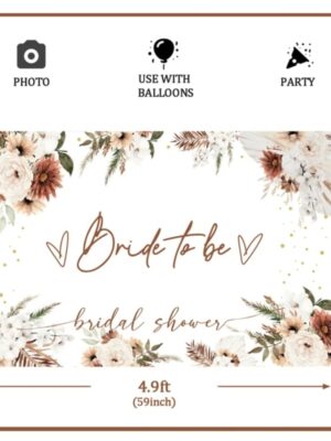 Boho Bride To Be Back Drop