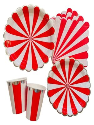 Circus Themed Disposable Tableware Set