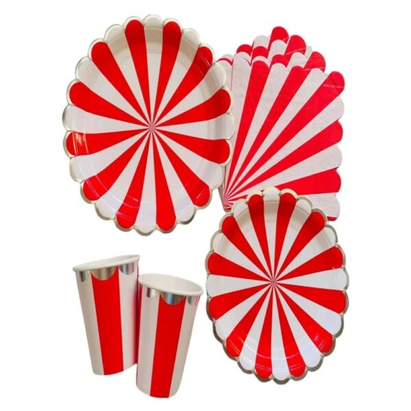 Circus Themed Disposable Tableware Set