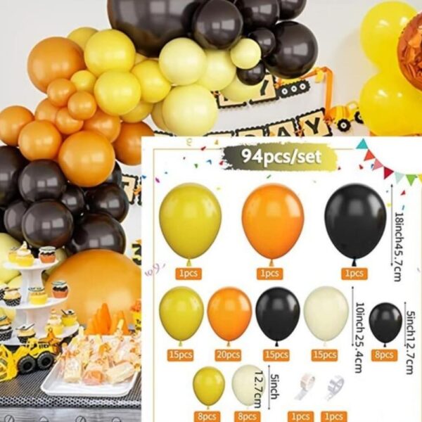 Construction DIY Balloon Arch Quantities