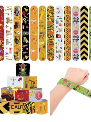 Construction Slapbands Party Favors