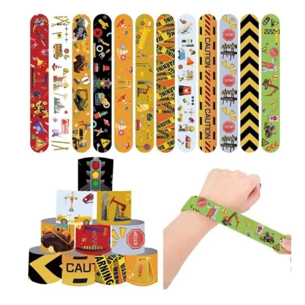 Construction Slapbands Party Favors
