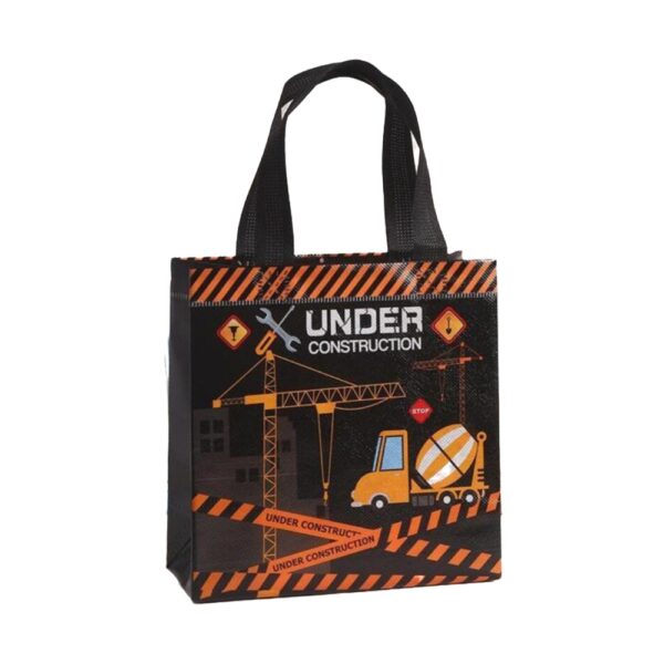 Construction Themed Party 12 Piece Tote Bags