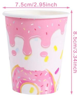 Donut Paper Cups 10 Piece
