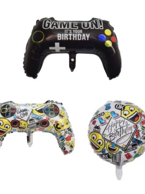 Gaming Foil Balloons 3 Piece