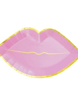 Lip Shaped Paper Plates