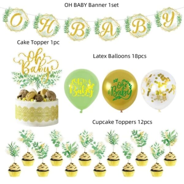 Oh Baby Party Decoration Set