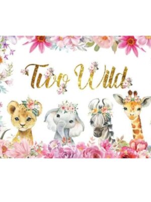Safari Two Wild Back Drop Cloth