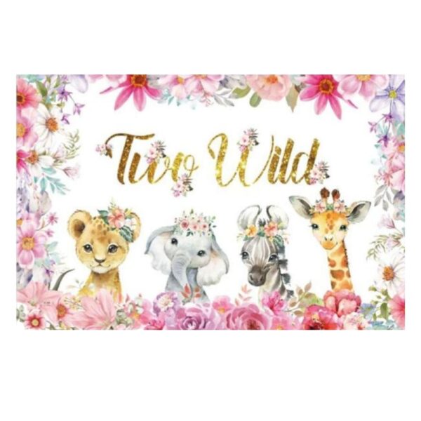 Safari Two Wild Back Drop Cloth