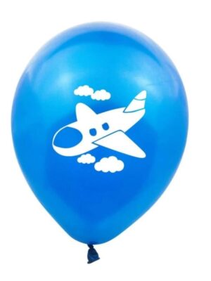 Airplane Latex Balloons 5 Piece