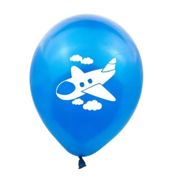 Airplane Latex Balloons 5 Piece