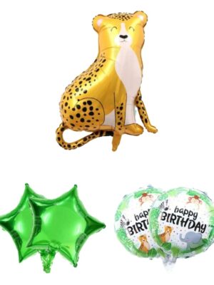 Cheetah Foil Balloon Set