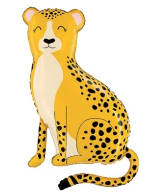 Cheetah Shaped Foil Balloon
