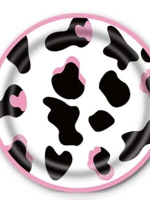 Cow Print Paper Plates