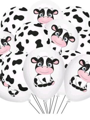 Cute Cow Latex Balloons