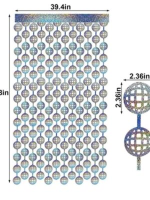 Disco Themed Party Curtain