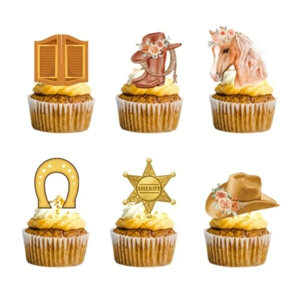 Horse Themed Cupcake Toppers