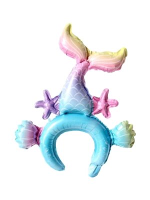 Mermaid Headband Balloon 5 Piece