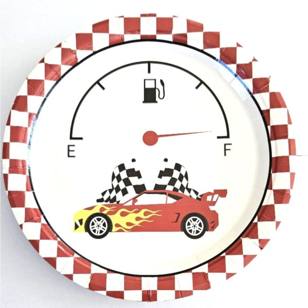 Racing Car Small Paper Plates 8 Piece (1)