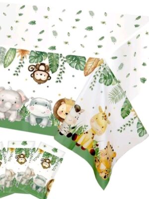 Safari Animal Table Cloth