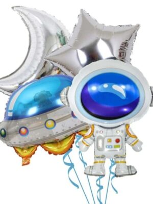 Space Party Foil Balloon Set 4 Piece