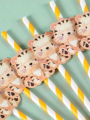 Tiger Paper Straws