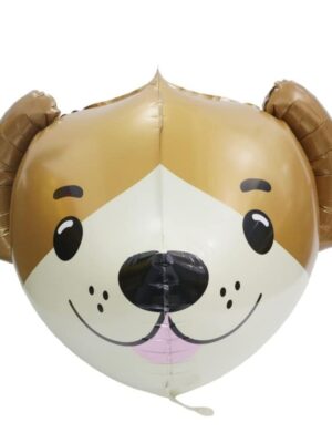 Cute dog Face Foil Balloon