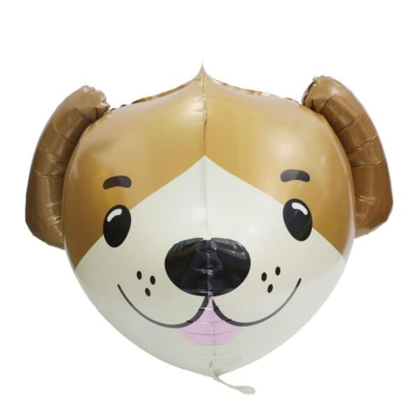 Cute dog Face Foil Balloon