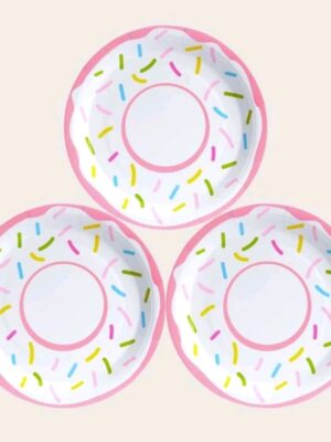 Donut Paper Plates Large