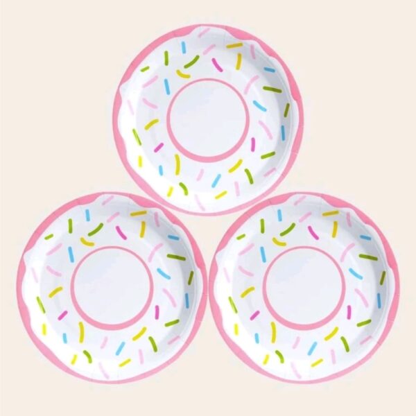 Donut Paper Plates Large