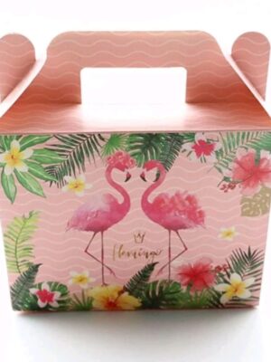 Flamingo Party Favor Boxes