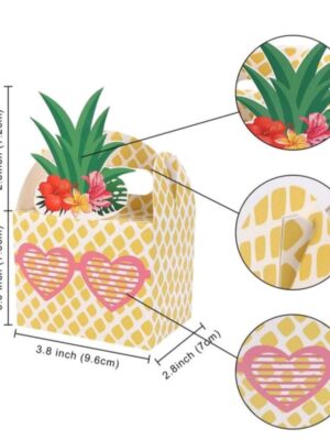 Pineapple Party Favor Boxes