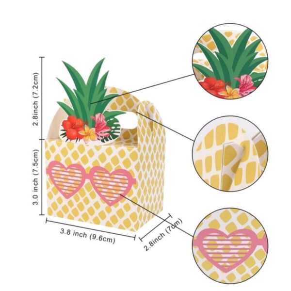 Pineapple Party Favor Boxes