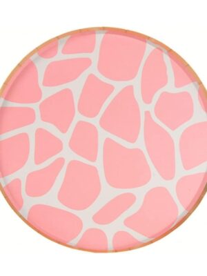 Pink Leopard Party Paper Plates 10 Piece