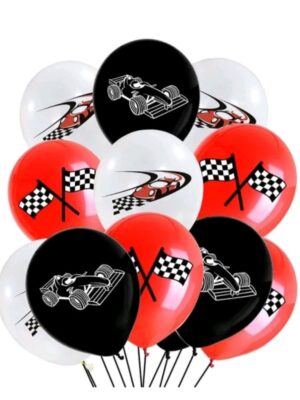 Racing Car Latex Balloons
