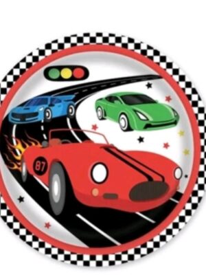 Racing Car Themed Paper Plates