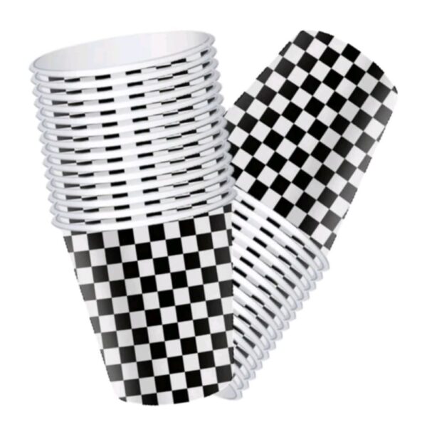 Racing Themed Paper Cups 10 Piece