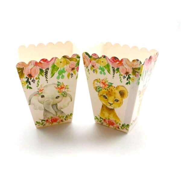 Safari Girl Party Favor Boxes 12 Piece