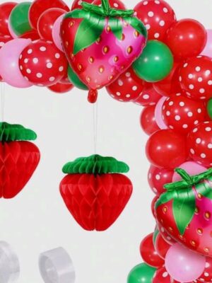 Strawberry DIY Balloon Garland