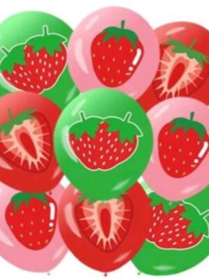 Strawberry Latex Balloons